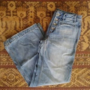 Free People wide leg jeans